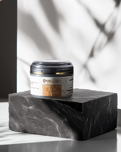 Charcoal &Tea Tree face mask30 Charcoal & Tea Tree Face Mask - Image 1